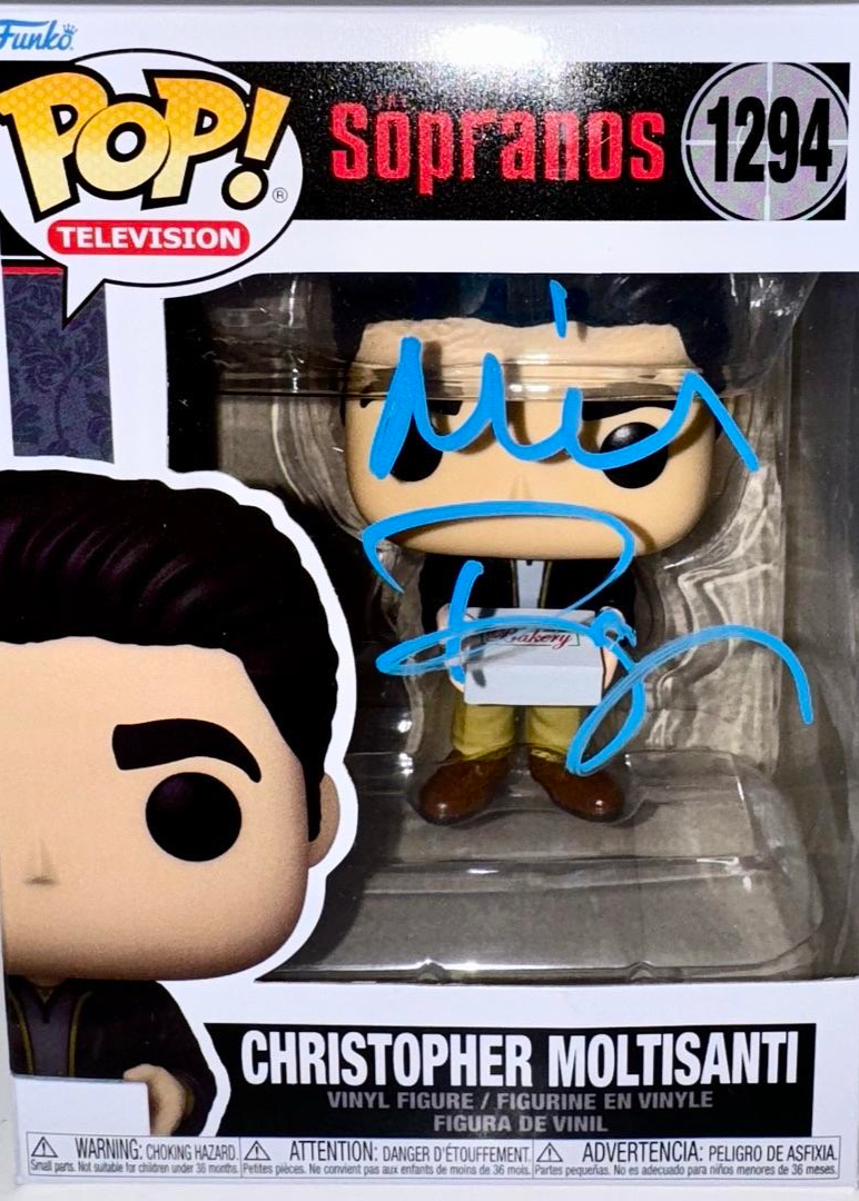 Michael Imperioli Signed Funko Pop #1294 Christopher Moltisanti (Sopranos) - Beckett COA